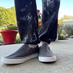 Arizona slip on grey moccasin sneakers